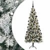 vidaXL Sapin de No&euml;l artificiel avec boules 180 cm 300 LED Blanc chaud