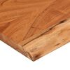 vidaXL &Eacute;tag&egrave;re murale rectangulaire massif acacia bordure assortie