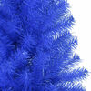 vidaXL Sapin de No&euml;l avec 300 LED avec support Bleu 180 cm PVC