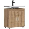 vidaXL Ensemble d'armoire de salle de bain TULUM Ch&ecirc;ne artisanal