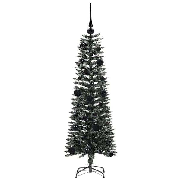 vidaXL Sapin de Noël artificiel Vert 120 cm PVC, plastique et acier