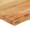 vidaXL Dessus de table 90x60x3,8 cm bord vivant bois massif manguier