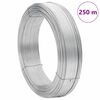vidaXL Fil de liaison de cl&ocirc;ture 250 m 3,8 mm Acier