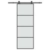 vidaXL Porte coulissante avec kit de quincaillerie 76x205 cm Verre ESG
