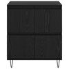 vidaXL Buffet Ch&ecirc;ne noir 60 x 35 x 70 cm