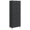vidaXL Ensemble de Meubles 2 pcs Noir Bois d'ing&eacute;nierie