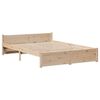vidaXL Cadre de lit avec t&ecirc;te de lit sans matelas 120x200 cm