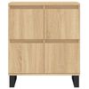vidaXL Buffets 3 pcs Ch&ecirc;ne sonoma Bois d'ing&eacute;nierie