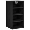 vidaXL Armoire suspendue Ch&ecirc;ne noir 30 x 29,5 x 60 cm