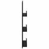 vidaXL &Eacute;tag&egrave;re &agrave; magazines avec &eacute;tag&egrave;re Ch&ecirc;ne noir 43 x 11 x 102 cm