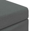 vidaXL Tabouret Gris fonc&eacute; 61 x 41 x 40 cm Tissu et bois stratifi&eacute;