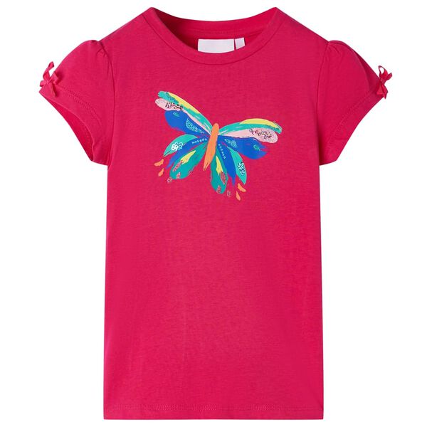 T-shirt pour enfants rose vif 104