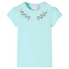 T-shirt pour enfants aqua clair 128