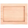 vidaXL &Eacute;tag&egrave;re murale 40x30x(2-4) cm bois de ch&ecirc;ne massif non trait&eacute;