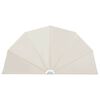 vidaXL Auvent lat&eacute;ral pliable de terrasse Cr&egrave;me 160 cm