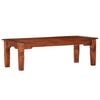vidaXL Table basse 110 x 50 x 35 cm Bois d'acacia solide