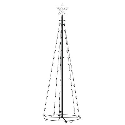 vidaXL Sapin de Noël cône 70 LED blanc froid Décoration 50x120 cm