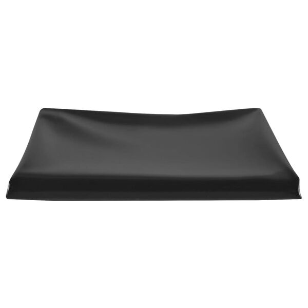 vidaXL Doublure d'&eacute;tang Noir 2x3 m PVC 0,5 mm