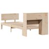 vidaXL Lit biblioth&egrave;que sans matelas 100x200 cm bois massif de pin