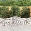 vidaXL Paniers à gabions arqués 12 pcs 200x50x60/80 cm Fer galvanisé