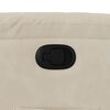 vidaXL Fauteuil inclinable beige tissu microfibre