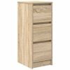 vidaXL Buffet chêne sonoma 29,5x34x76 cm bois d'ingénierie