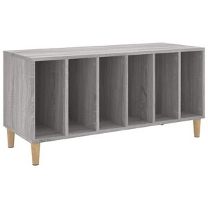 vidaXL Armoire &agrave; disques sonoma gris 100x38x48 cm bois d'ing&eacute;nierie