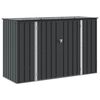 vidaXL Bo&icirc;te de Rangement de Jardin Noir 214 x 82 x 132 cm Acier