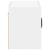 vidaXL Armoires murales de cuisine Montage mural 2 pcs Blanc brillant