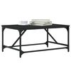 vidaXL Table basse noir 75x50x35 cm bois d'ing&eacute;nierie