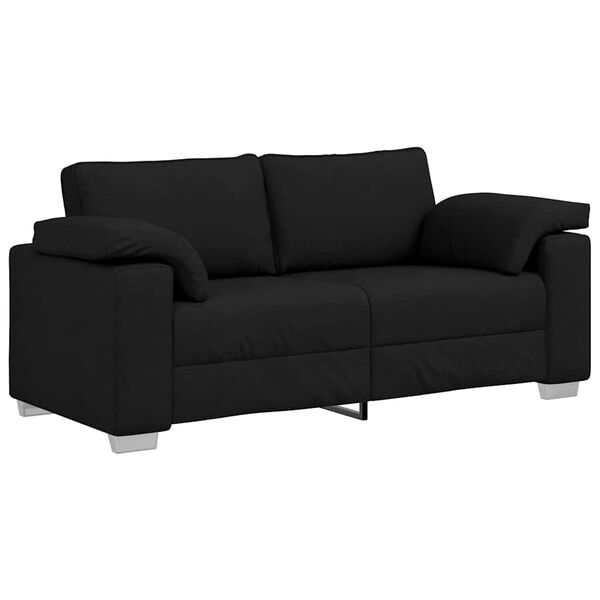 vidaXL Canap&eacute; Noir 180 x 77 x 82 cm tissu
