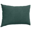 vidaXL Coussins de canap&eacute; 2 pcs Vert fonc&eacute; 60 x 40 cm
