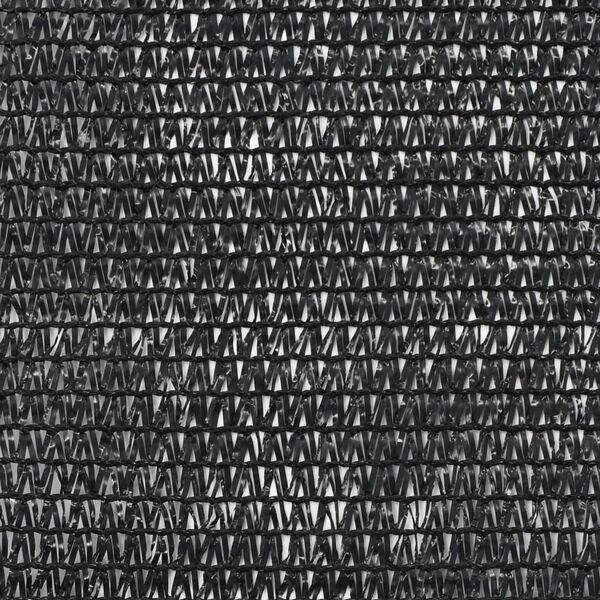 vidaXL Cl&ocirc;ture de tennis PEHD 1,4 x 25 m Noir