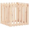 vidaXL Jardini&egrave;re avec design de cl&ocirc;ture 70x70x70 cm pin massif