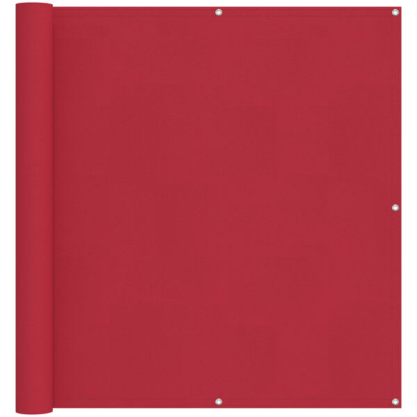 vidaXL &Eacute;cran de balcon Rouge 120 x 200 cm Tissu Oxford