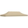 vidaXL Toit de tente de réception 6x3 m Beige 270 g/m²