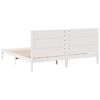 vidaXL Cadre de lit extra long sans matelas 180x210 cm bois massif