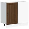 vidaXL Meuble bas de cuisine Lucca ch&ecirc;ne marron bois d'ing&eacute;nierie