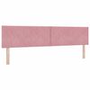 vidaXL T&ecirc;te de lit Rose 200 cm Velours