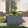 vidaXL Jardini&egrave;re anthracite 120x80x80 cm acier