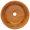 vidaXL Lavabo Bois de teck massif &Phi;40x10 cm