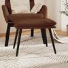 vidaXL Repose-pied Marron 45x30x35 cm Tissu microfibre