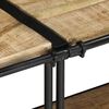 vidaXL Meuble TV 200x42x40 cm bois massif de manguier brut