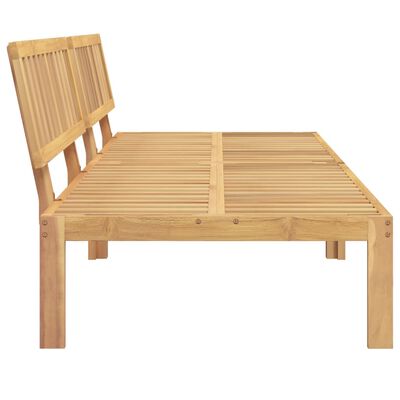 vidaXL Canapés centraux palette de jardin 2 pcs bois massif d'acacia