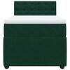 vidaXL Sommier &agrave; lattes de lit avec matelas Vert fonc&eacute; 90x190 cm