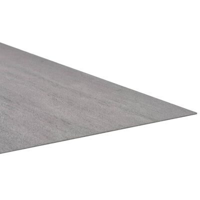 vidaXL Dalles de plancher PVC autoadhésif 5,11 m² gris pointillé