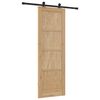 vidaXL Porte coulissante ORKDAL Marron 73,5 x 211 cm Pin massif