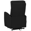 vidaXL Fauteuil de massage Noir Tissu