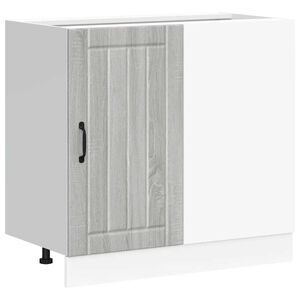 vidaXL Meuble bas de cuisine Lucca sonoma gris bois d'ing&eacute;nierie