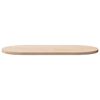 vidaXL Plateau de table 100x50x2,5 cm Bois massif Pin Ovale